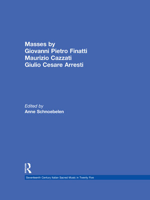 cover image of Masses by Giovanni Pietro Finatti, Maurizio Cazzati, Giulio Cesare Arresti